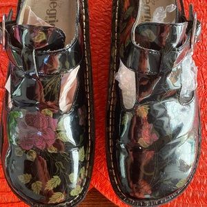 Alegria slip ons , mules, clogs. Nursing shoes.